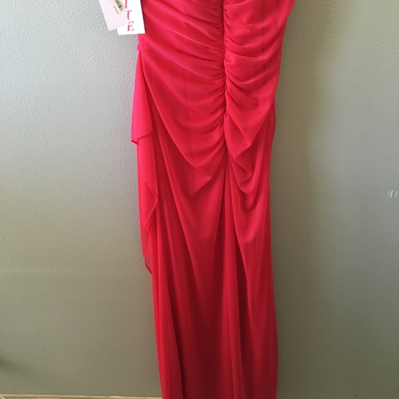 NEW xscape by joanna chen one shoulder long dress - Picture 8 of 8